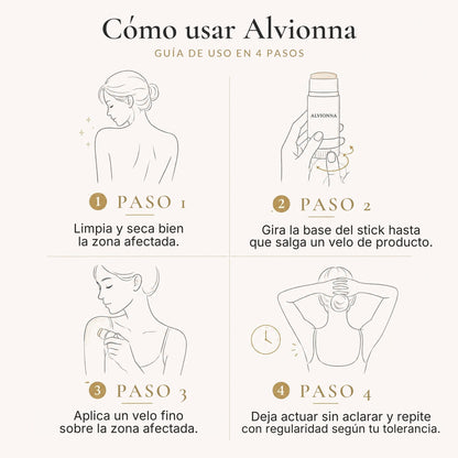 Cómo usar Alvionna en 4 pasos