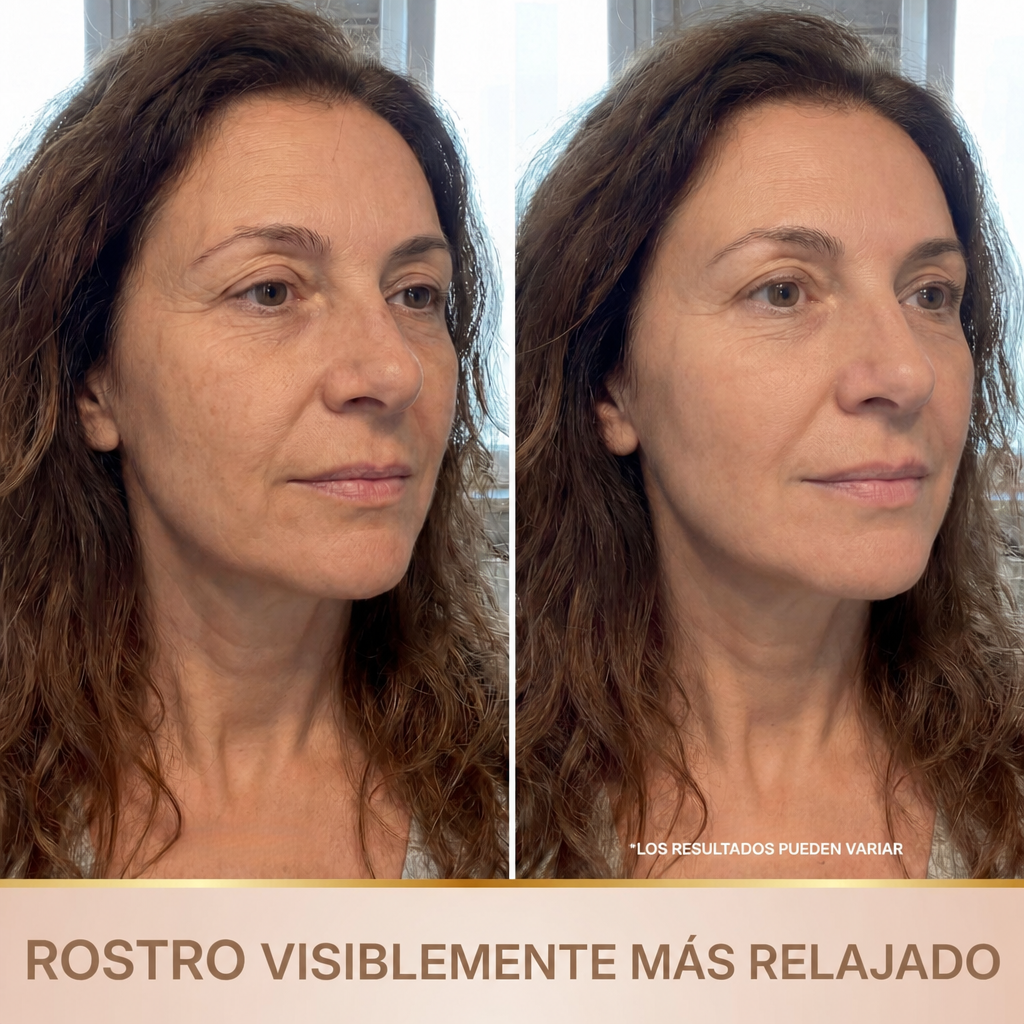 Rostro Visiblemente Más Relajado